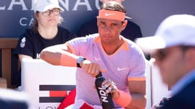 Rafael Nadal le 17 mai 2024 à Barcelone