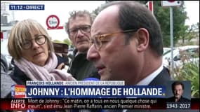 Mort de Johnny Hallyday: François Hollande ressent "une grande émotion et une infinie tristesse"