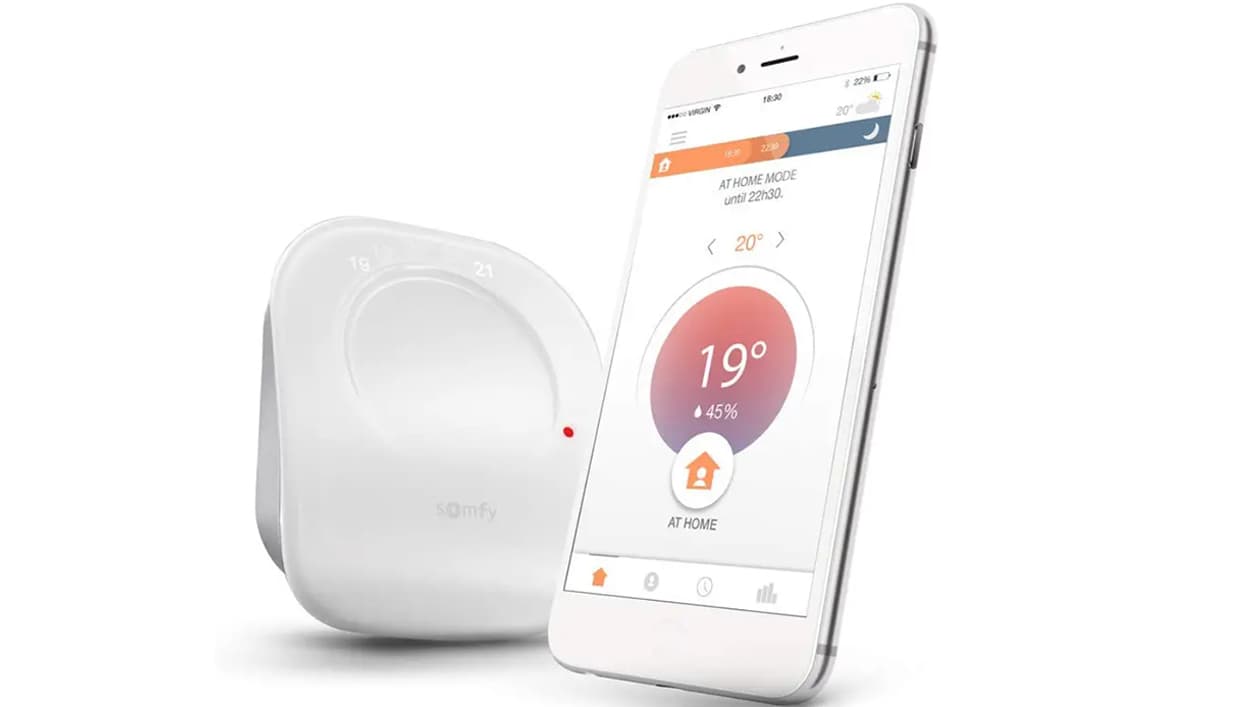Somfy Thermostat connecté radio Somfy Thermostat connecté radio
