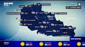 Météo Nord-Pas-de-Calais: du soleil avant un risque d'orages dans l'après-midi, 31°C à Lille et 24°C à Dunkerque