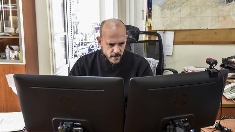 Aymeric Vincenot, directeur de l'AFP Alger le 1er mars 2019.