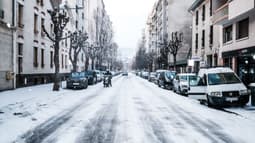 De la neige à Clermont-Ferrand le 7 janvier 2026