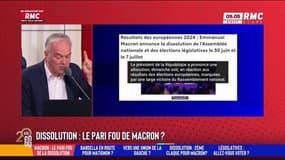 Dissolution de l'Asemblée nationale :"Une bordélisation de la société"