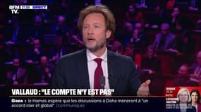 Censure du gouvernement Bayrou: "J'attends que le compte y soit pour me prononcer", affirme Boris Vallaud (PS)