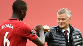 Paul Pogba et Ole Gunnar Solskjaer