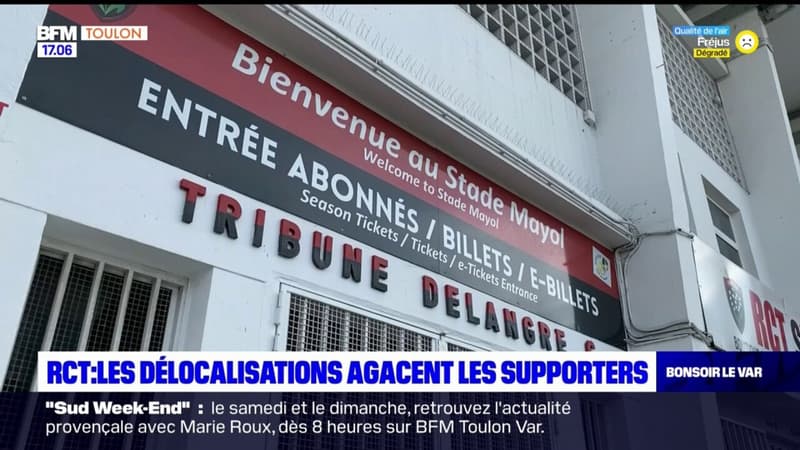 RCT: les délocalisations agacent les supporters