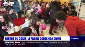 Restos du coeur: le fils de Coluche vient remercier les collégiens dignois pour leur engagement