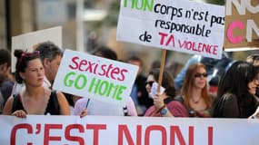 Manifestation contre les violences faites aux femmes en 2012