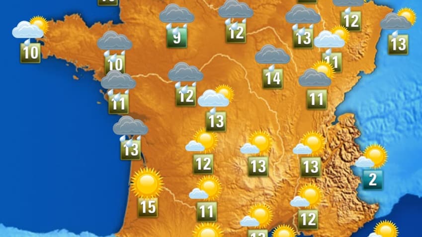 Les températures de ce dimanche 31 décembre 