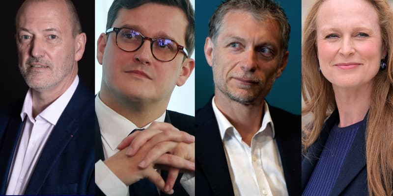 Roger Vicot, Arnaud Deslande (PS), Stéphane Baly (Les Écologistes) et Violette Spillebout (Renaissance) sont candidats à la mairie de Lille 