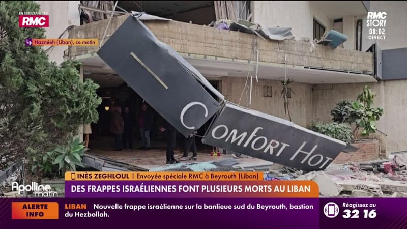 Des frappes israéliennes continuent de s'abattre au Liban