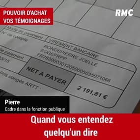 Marie-Claire, retraitée, à propos du pouvoir d'achat: "Il faut des sous dans les caisses donc il faut les trouver là où il y en a"