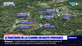 JO 2024: le parcours de la flamme olympique dans les Alpes-de-Haute-Provence