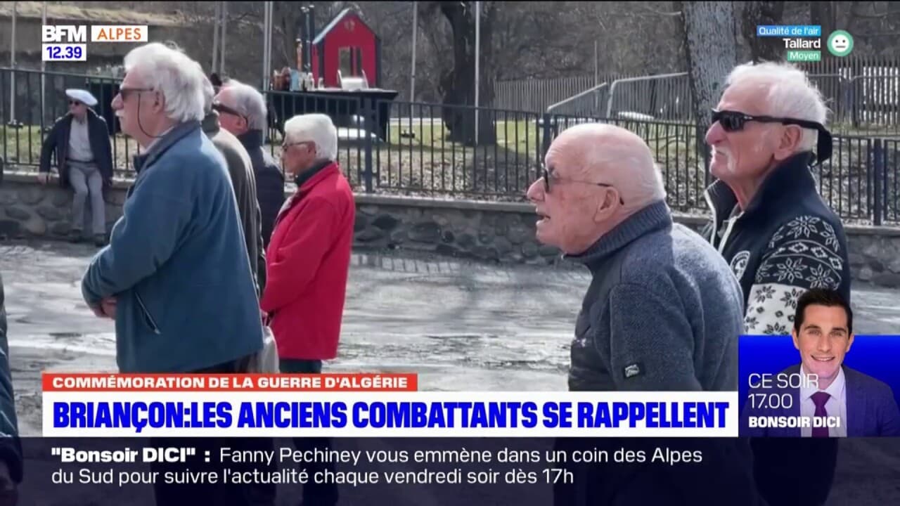 Briançon: les anciens combattants d'Algérie se rappellent