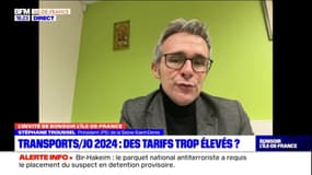Stéphane Troussel a alerté sur les prix des transports pendant Paris 2024