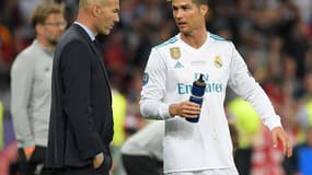 Zinedine Zidane et Cristiano Ronaldo