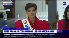 Miss France 2024 acclamée par les fans nordistes dans son village