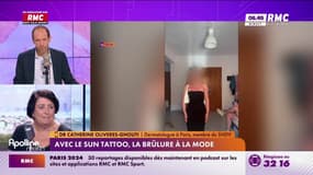 Mode du Sun tattoo: "C'est complètement inconscient. Les gens qui propagent sur Tiktok ce genre d'idées sont des criminels", déclare Dr Catherine Oliveres-Ghouti, dermatologue