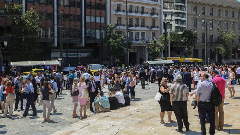 Athènes pendant le premier séisme du 19 juillet dernier (Photo d'illustration)