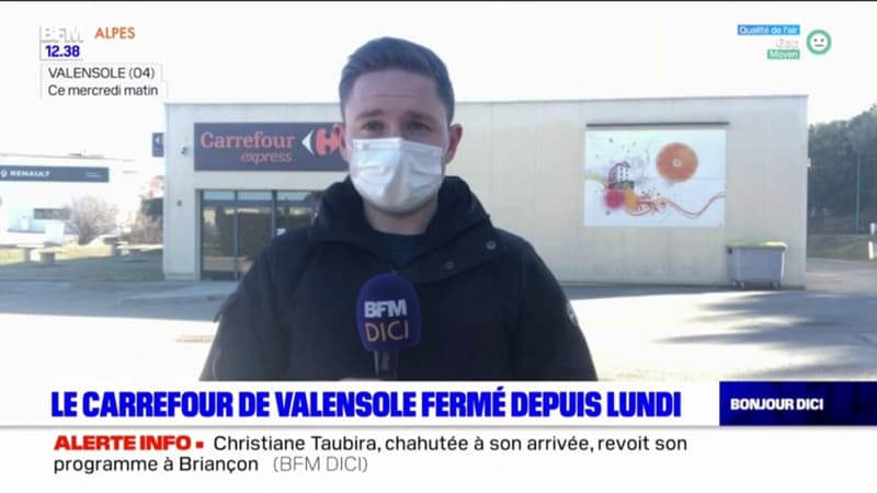 Alpes-de-Haute-Provence: le Carrefour de Valensole fermé depuis lundi