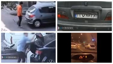 Un homme qui marche derrière votre voiture, un simple drap tendu à l'arrière du véhicule, le coffre ouvert ou un système de dissimulation plus élaboré... une sélection d'astuce pour ne pas se faire prendre sa plaque.