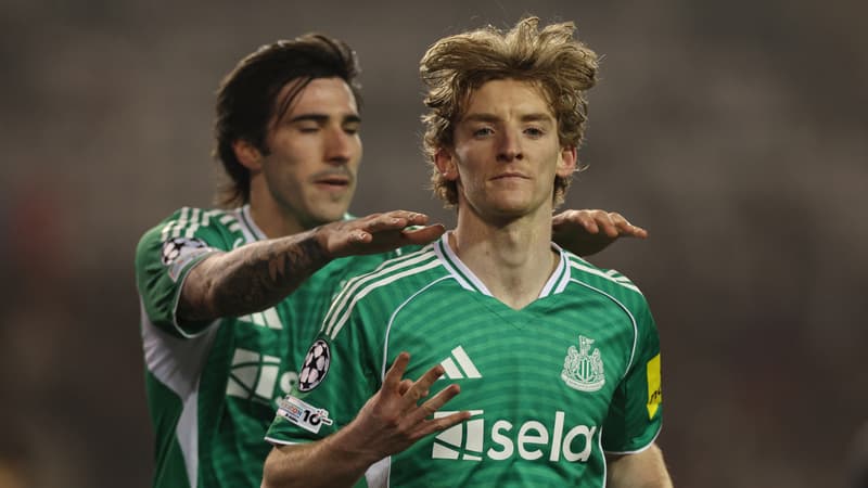 Quadruplé en une mi-temps, accrochage avec son capitaine... L'improbable soirée d'Anthony Gordon lors du match Qarabag-Newcastle en Ligue des champions