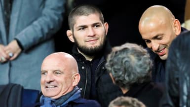 Khabib Nurmagomedov au Parc des Princes, en novembre 2018