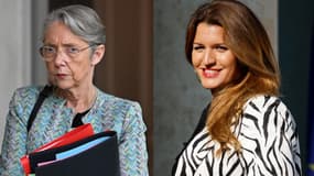 Elisabeth Borne et Marlène Schiappa.