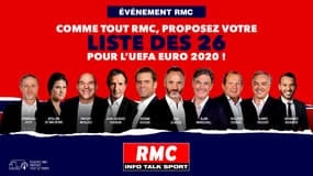 Liste des 26 pour l'Euro 2020