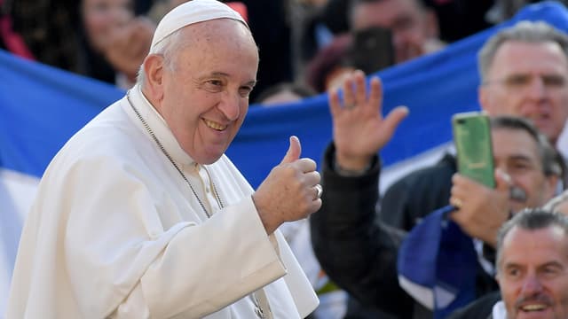 Le pape François, le 27 novembre au Vatican.