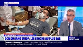 Île-de-France: les stocks de sang au plus bas
