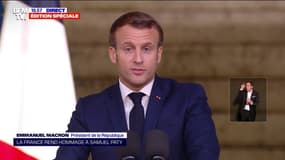 Emmanuel Macron: "Nous ne renoncerons pas aux caricatures, aux dessins"