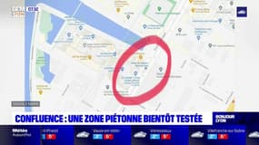 Lyon: une zone piétonne bientôt testée à Confluence