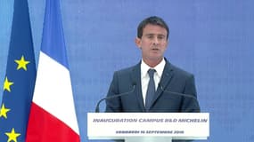 Manuel Valls a inauguré un centre de R&amp;D de Michelin, vendredi 16 septembre. 
