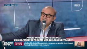 Affaire Bernard Tapie: il a été "grugé" de l'annulation de l'arbitrage affirme son avocat sur RMC