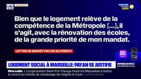 Marseille: Benoit Payan se justifie sur le manque de logements sociaux 