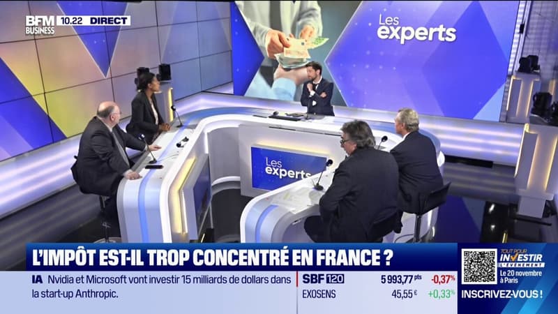 L'impôt est il trop concentré en France ?