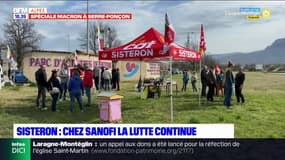 Alpes-de-Haute-Provence: à Sisteron, la lutte des travailleurs Sanofi continue