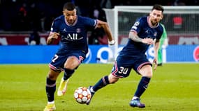 Lionel Messi et Kylian Mbappé