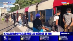 Ile-de-France: une chaleur difficilement supportable dans les transports en commun