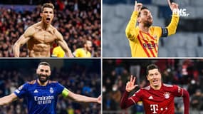 Ligue des champions : Le top 10 des buteurs en phase finale
