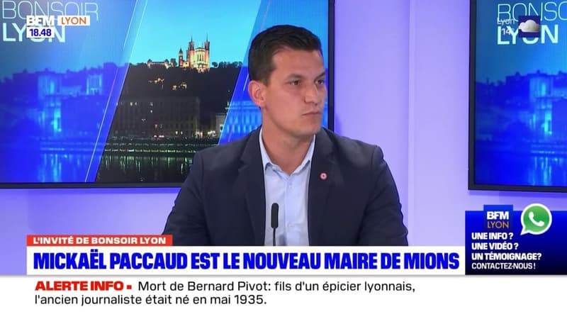 Rhône: l'hommage de Mickaël Paccaud à Bernard Pivot (1/1)