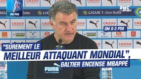 OM 0-3 PSG : "Sûrement le meilleur attaquant mondial", Galtier encense Mbappé