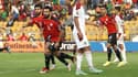 Mohamed Salah lors du quart de la CAN 2022 entre l'Egypte et le Maroc