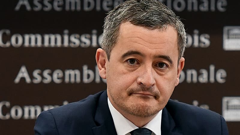 Gérald Darmanin à l'Assemblée nationale le 5 avril 2023