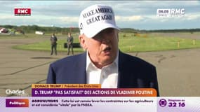 Guerre en Ukraine: Donald Trump "pas satisfait" des actions de Vladimir Poutine 