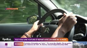 Elle vole une voiture et repart avec un bébé de 18 mois 