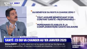 Santé: ce qui va changer au 1er janvier 2020