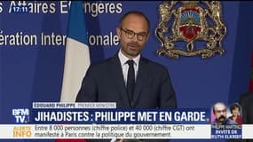 Retour de jihadistes: "Tous ceux qui reviendraient sont immédiatement soumis à une procédure", assure Philippe