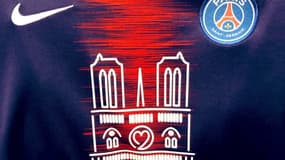 Le maillot du PSG en hommage à Notre-Dame